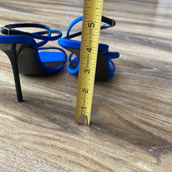 Saint Laurent Nuit Square Toe High Heel Sandals NWOT - Picture 8 of 16